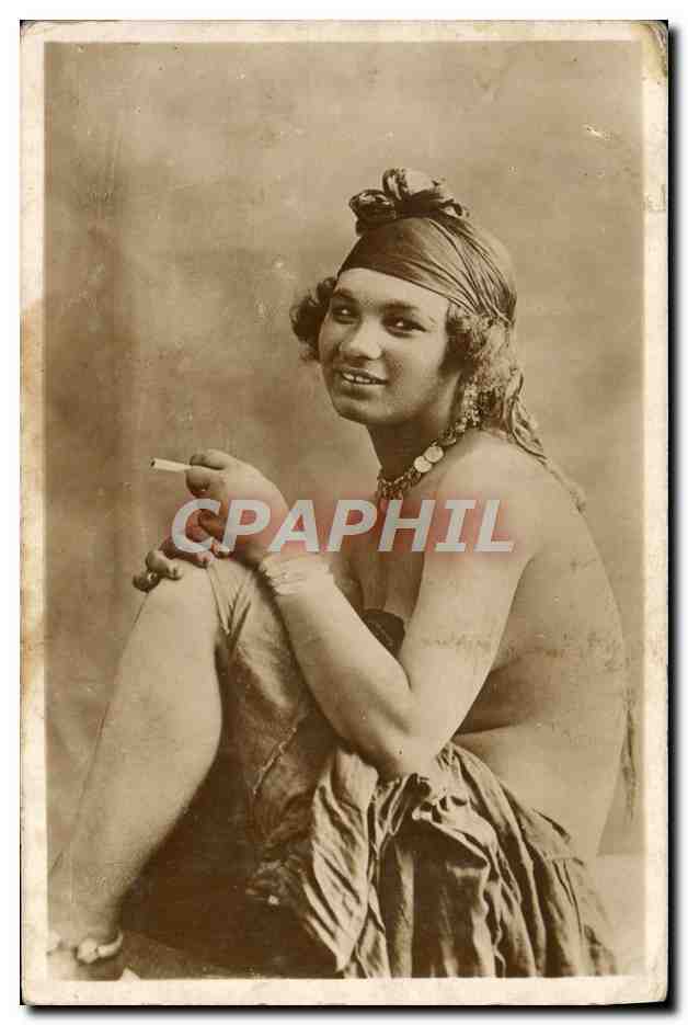 CPA Foklore Tabac Femme Egypte Egypt