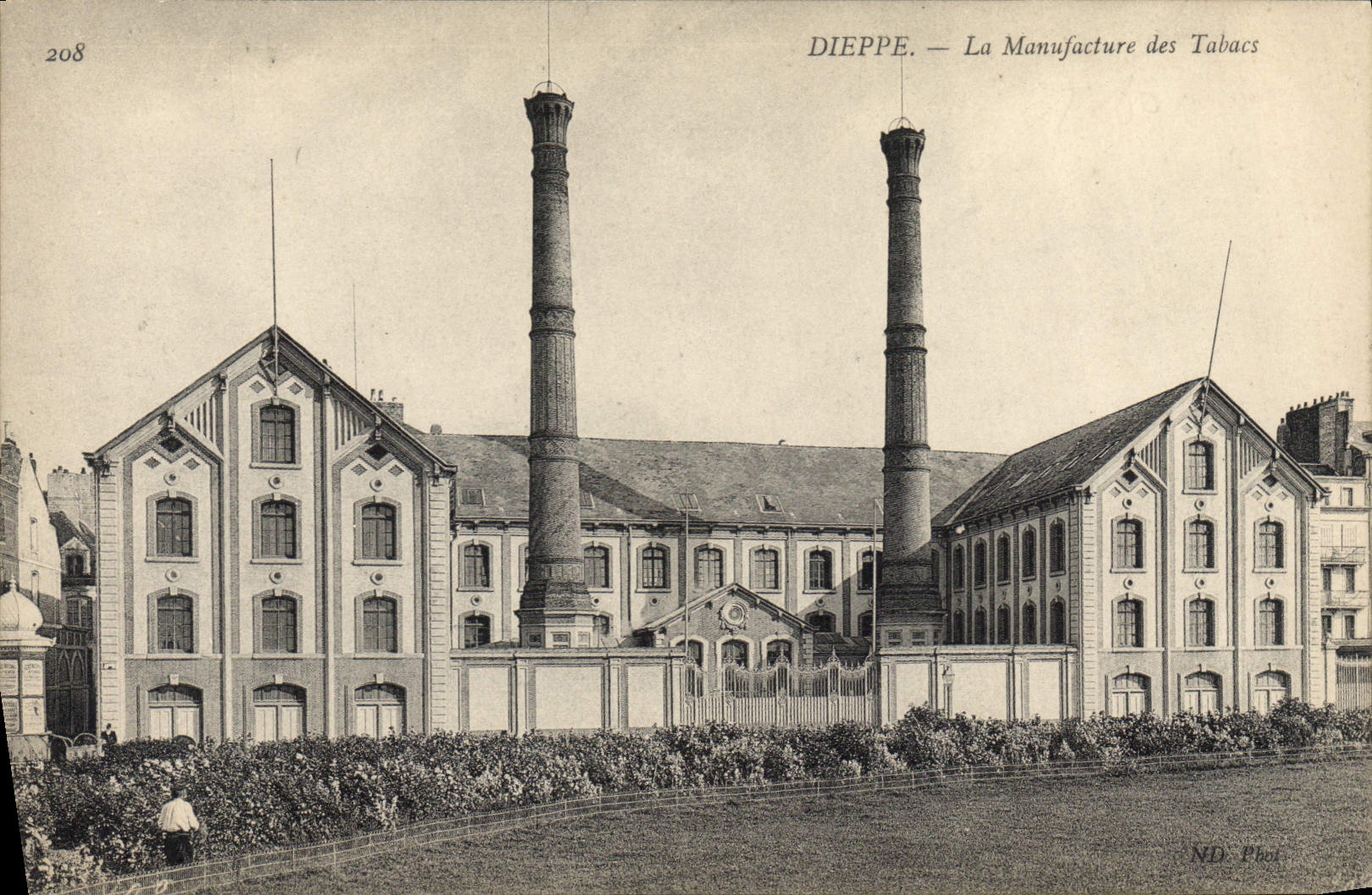 CPA Tabac Dieppe La manufacture des tabacs 