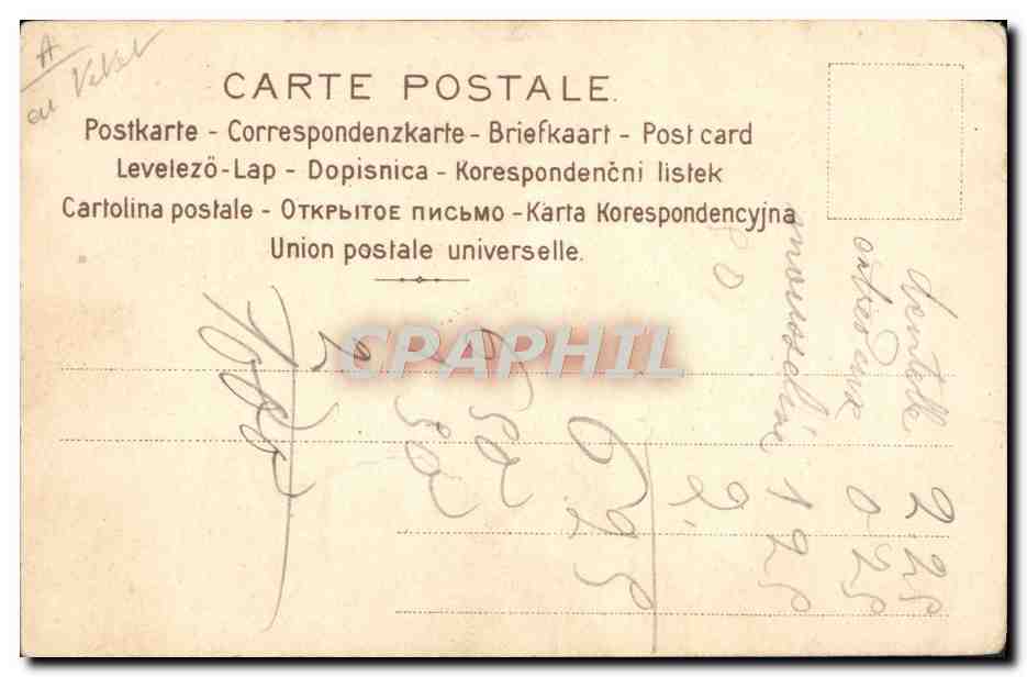 CPA Foklore Tabac Femme prisant  — Verso