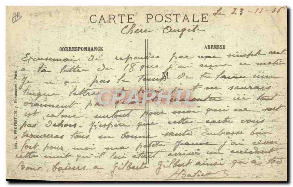 CPA Foret Argonne La Maison forestiere du Four des Moines Militaria — Rückseite