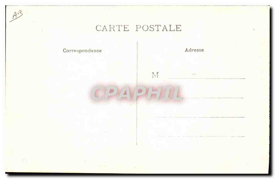 CPA Foret Mont Aigoual La Maison forestiere de la Serreyrede — Rückseite
