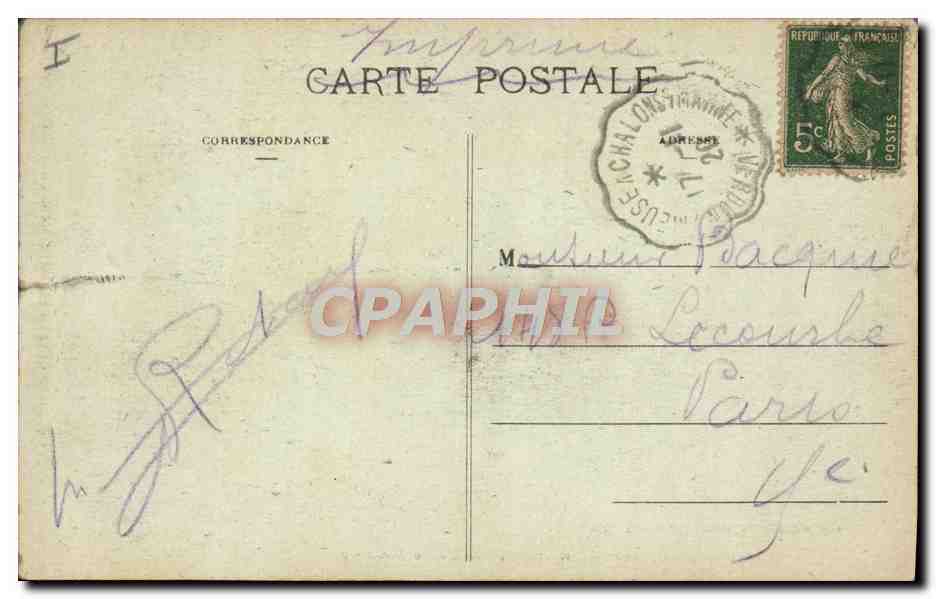 CPA Foret le cimetiere militaire de la Maison forestiere Militaria  — Rückseite