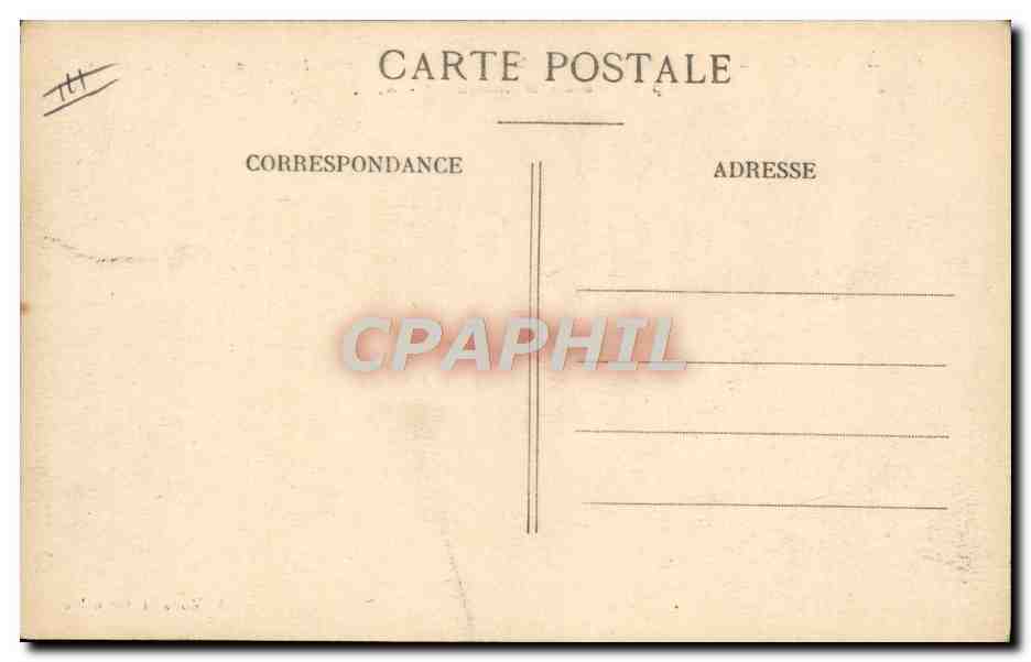 Wald von Lente — Chalet des Club-Alpin — Forsthaus — A.M. — A. Mollaret, Grenoble — Rückseite
