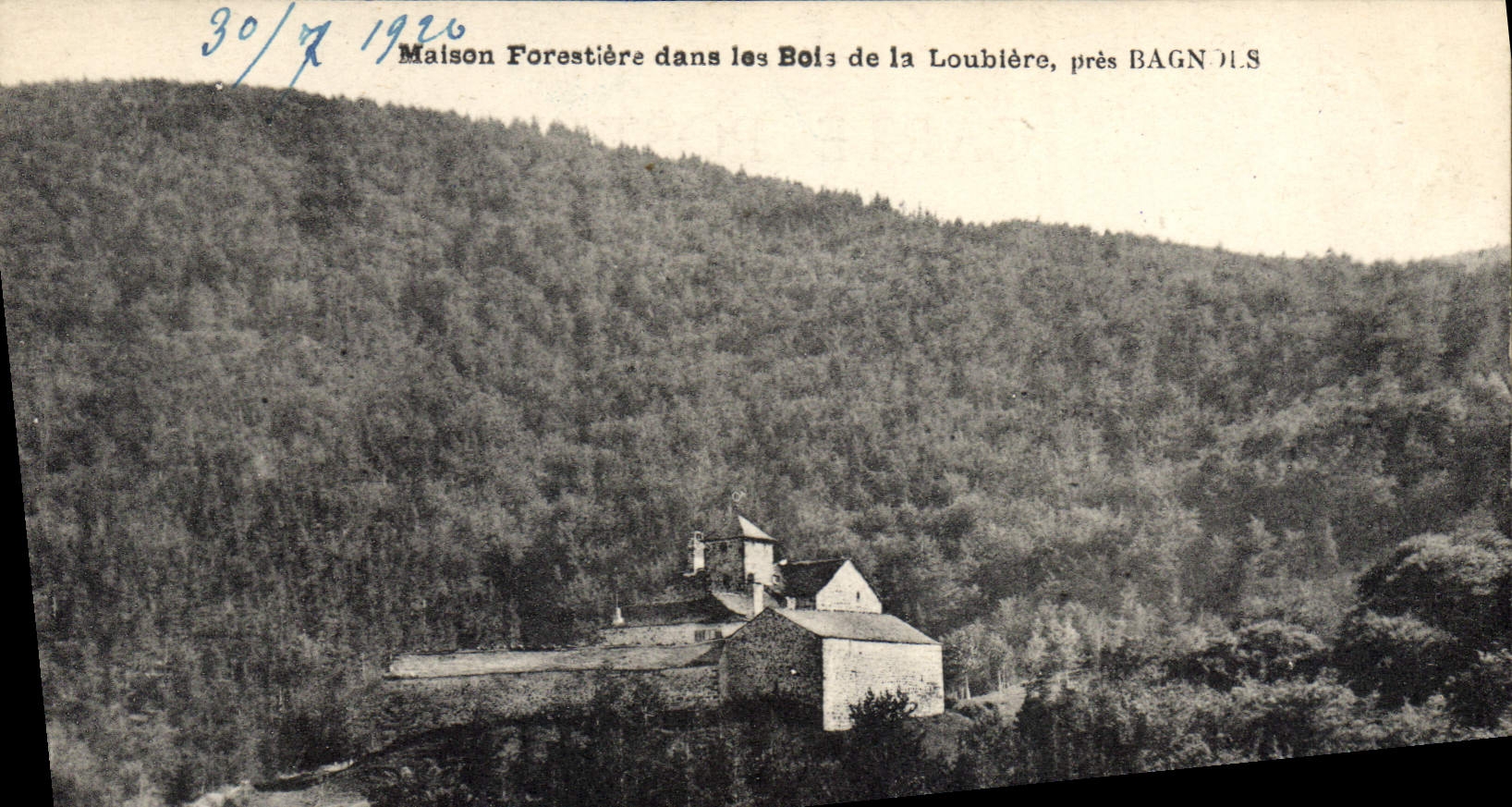 Maison Forestière dans les Bois de la Loubière, près Bagnols — A. Thirat, n° III