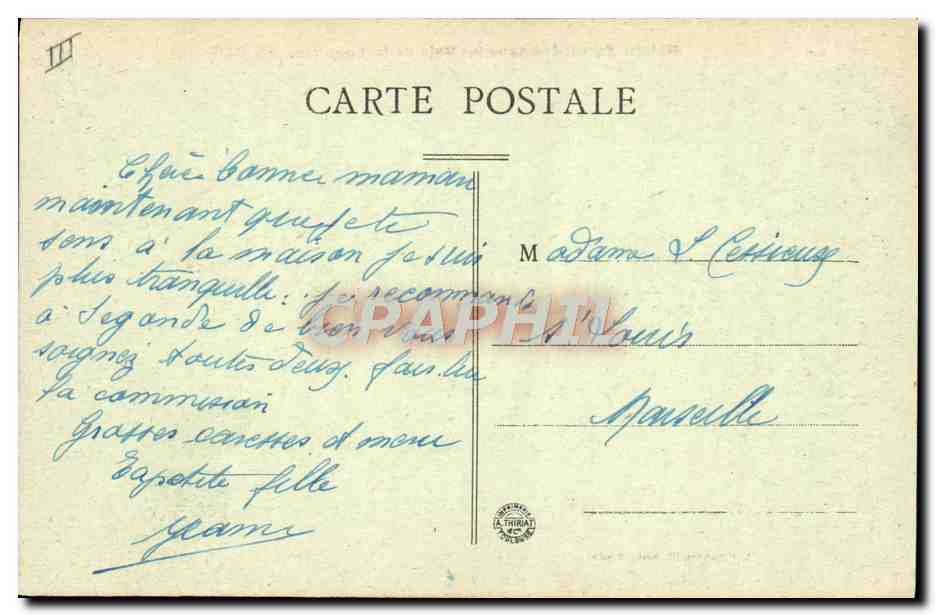 Maison Forestière dans les Bois de la Loubière, près Bagnols — A. Thirat, n° III — Reverso