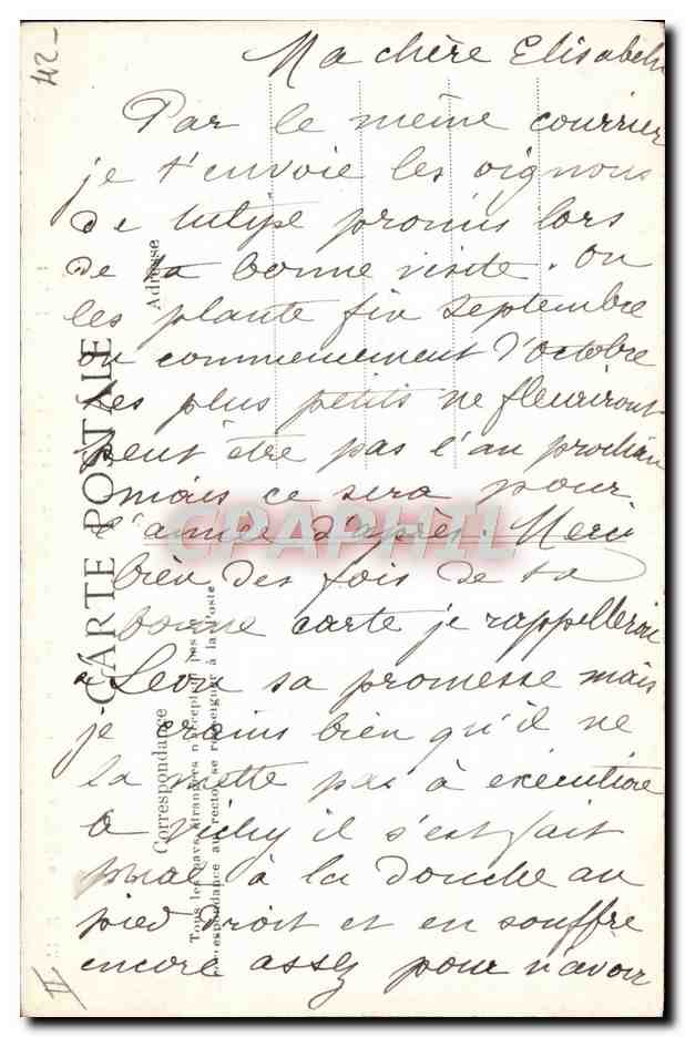 CPA Foret Renaison Le barrage de la Tache La maison des gardes  — Rückseite