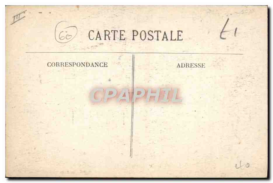 CPA Foret Montigny Foret de Roumare Ligne forestiere Verte Pierre megalithique au fond maison du garde  — Verso