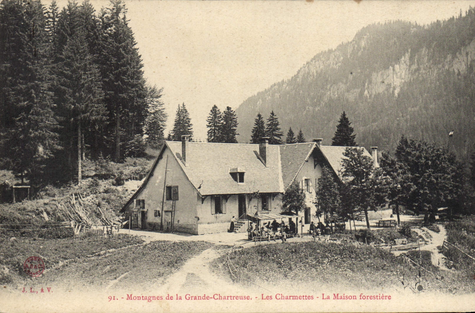 Les Charmettes - La Maison forestière — Montagnes de la Grande-Chartreuse — J. L. à V. n°91