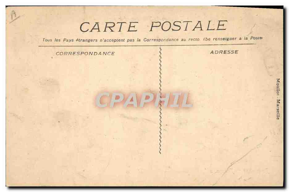 Paquebot "Formosa" — Société Générale de Transports Maritimes à vapeur — Marseille — Verso