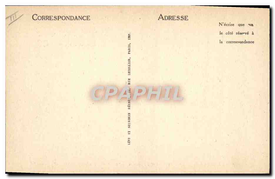 Le Paquebot « France » de la Cie Générale Transatlantique — LE HAVRE — Verso