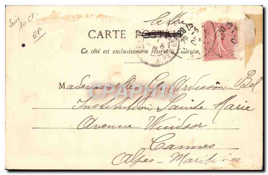 Bambina e nonna — G.I., Parigi - 10 — Verso
