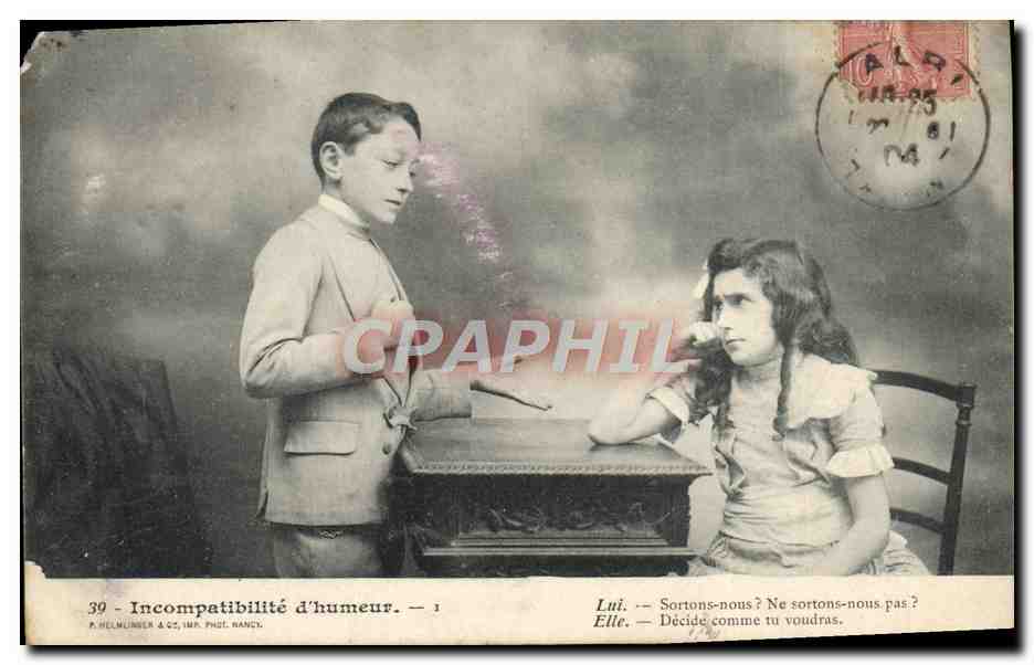 CPA Fantaisie Enfants