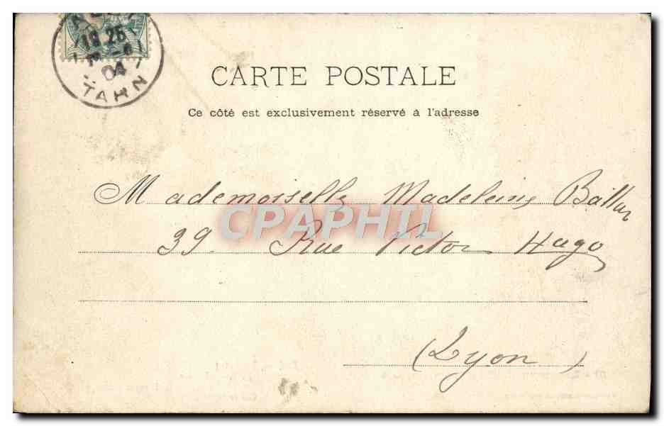 CPA Fantaisie Enfants Incompatabilite d'humeur Tabac Cigarette — Rückseite