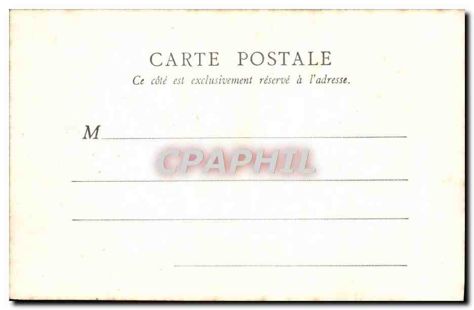 CPA Fantaisie Femmes Ane Mule — Rückseite