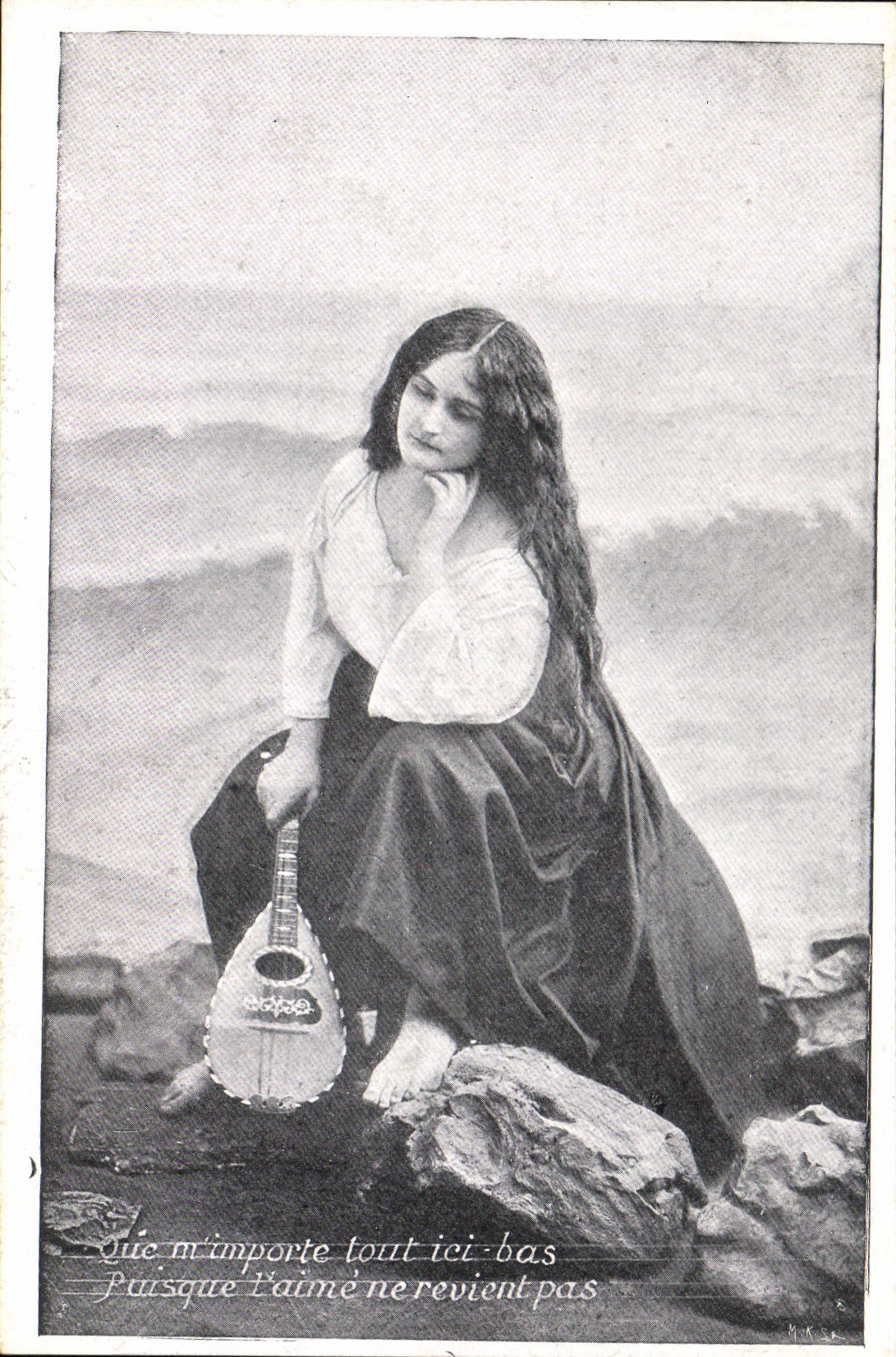 CPA Fantaisie Femme Mignon 