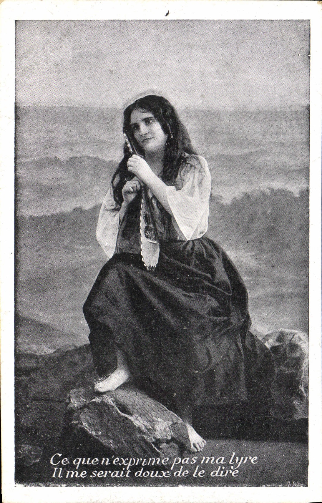 CPA Fantaisie Femme Mignon 