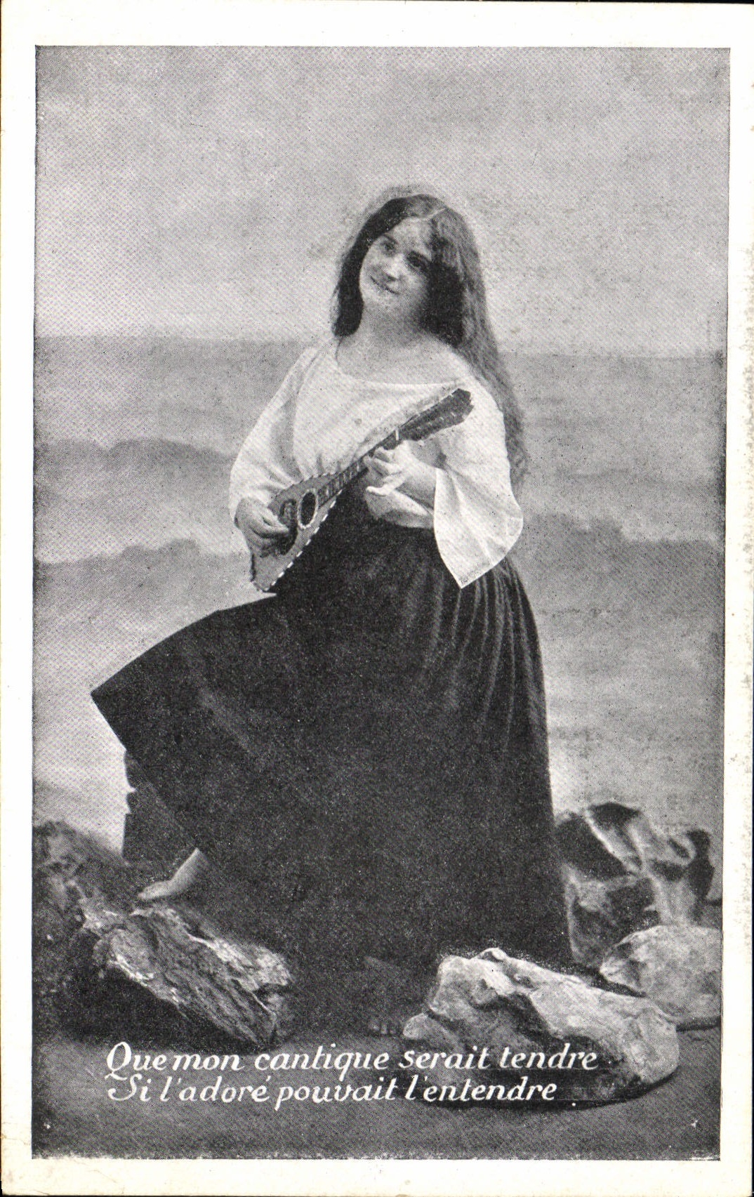 CPA Fantaisie Femme Mignon