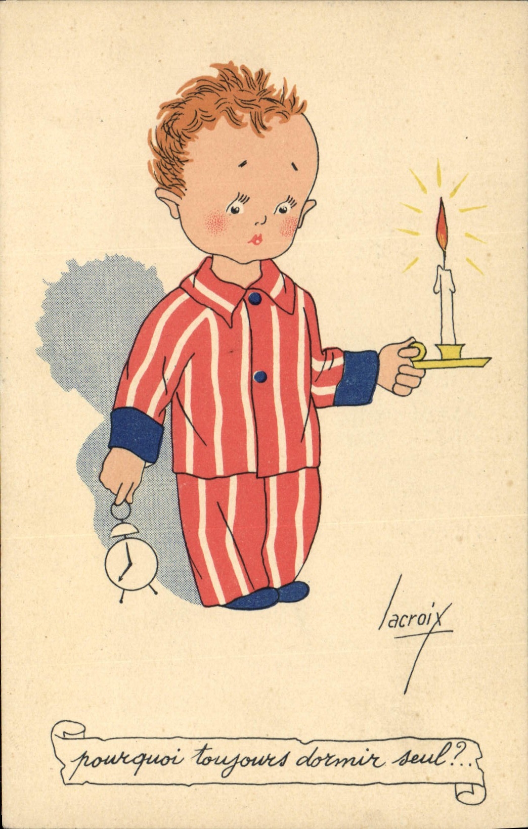 CPA Fantaisie Illustrateur Lacroix Enfant 