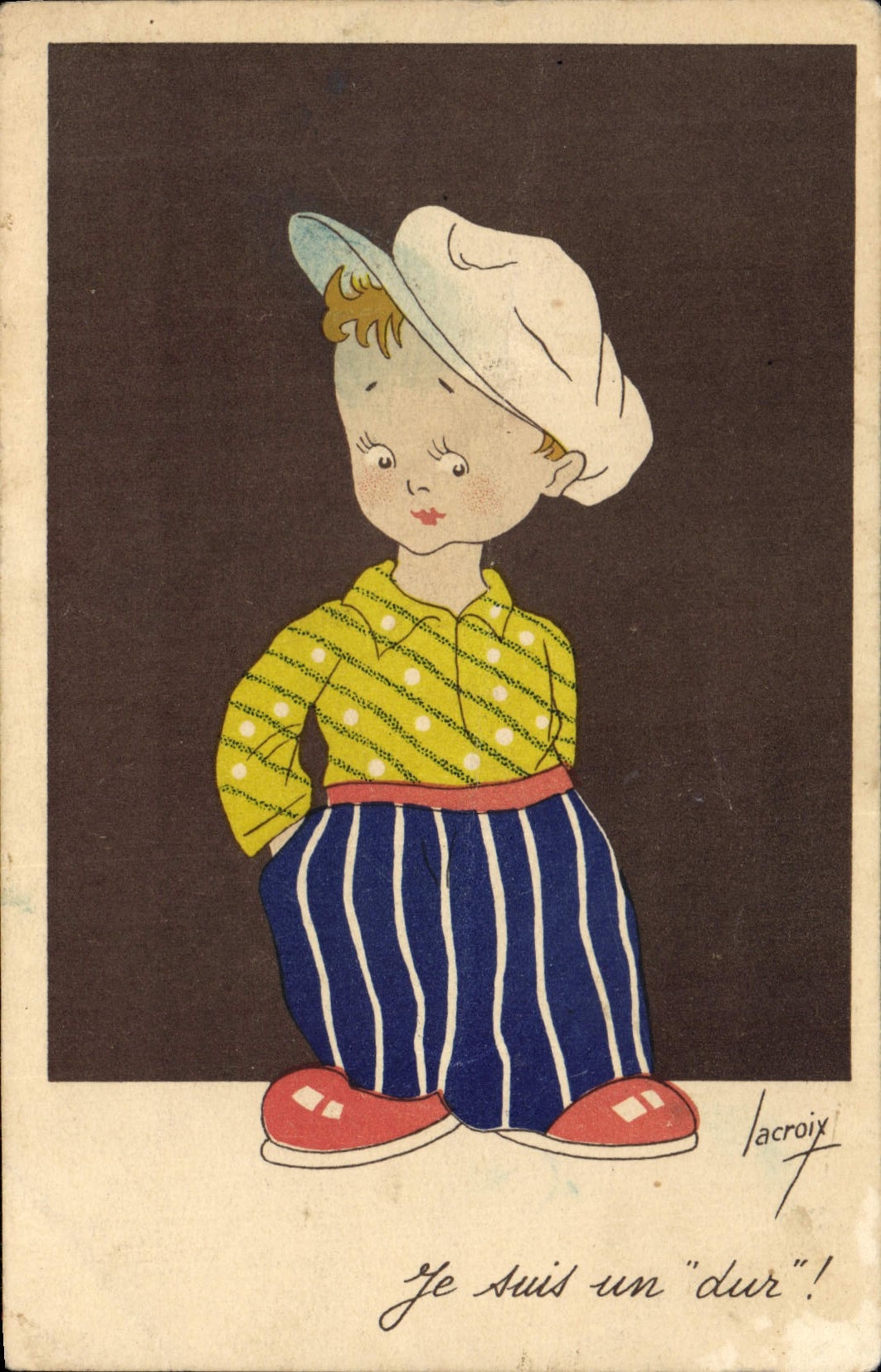 CPA Fantaisie Illustrateur Lacroix Enfant