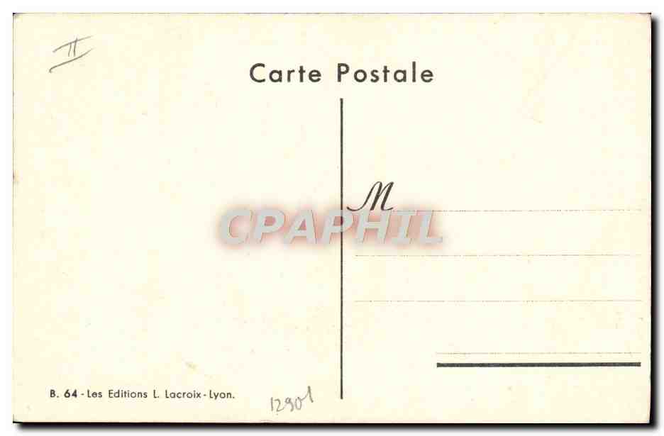 CPA Fantaisie Illustrateur Lacroix Enfant Chat  — Verso