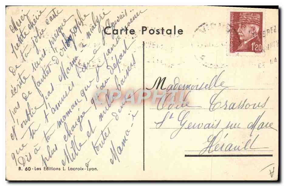 CPA Fantaisie Illustrateur Lacroix Enfant Chemiserie Fine — Rückseite