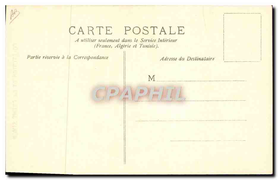 CPA Fantaisie Illustrateur Lami Collection de la Creme Simon Louis XIV et Mlle de la Valliere  — Rückseite