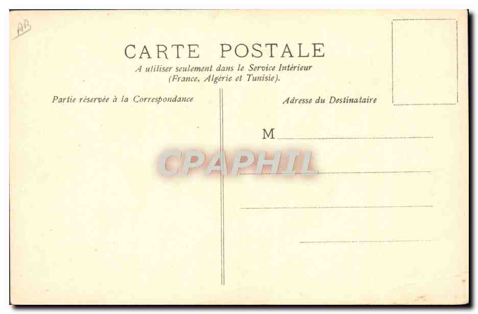 Paul et Virginie — Les Couples célèbres — Bella Ville, Impr. Paris, N° IX — Rückseite