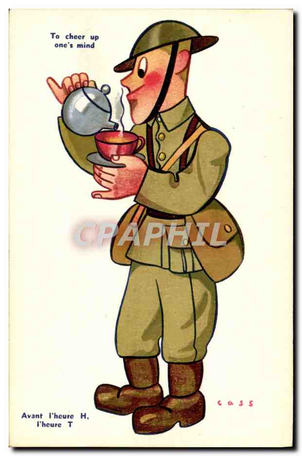 CPA Fantaisie Militaria Cass