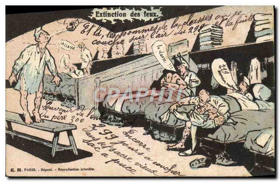 Extinction des feux — École — E.R. PARIS