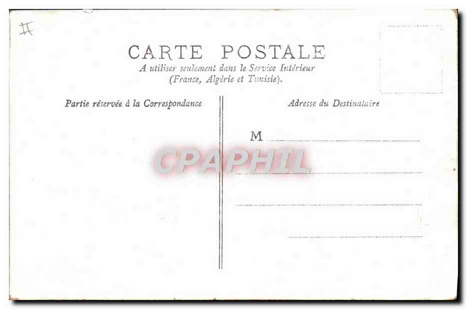 Caricature d'un homme mangeant — E.R. PARIS reproduction inédite — Reverso