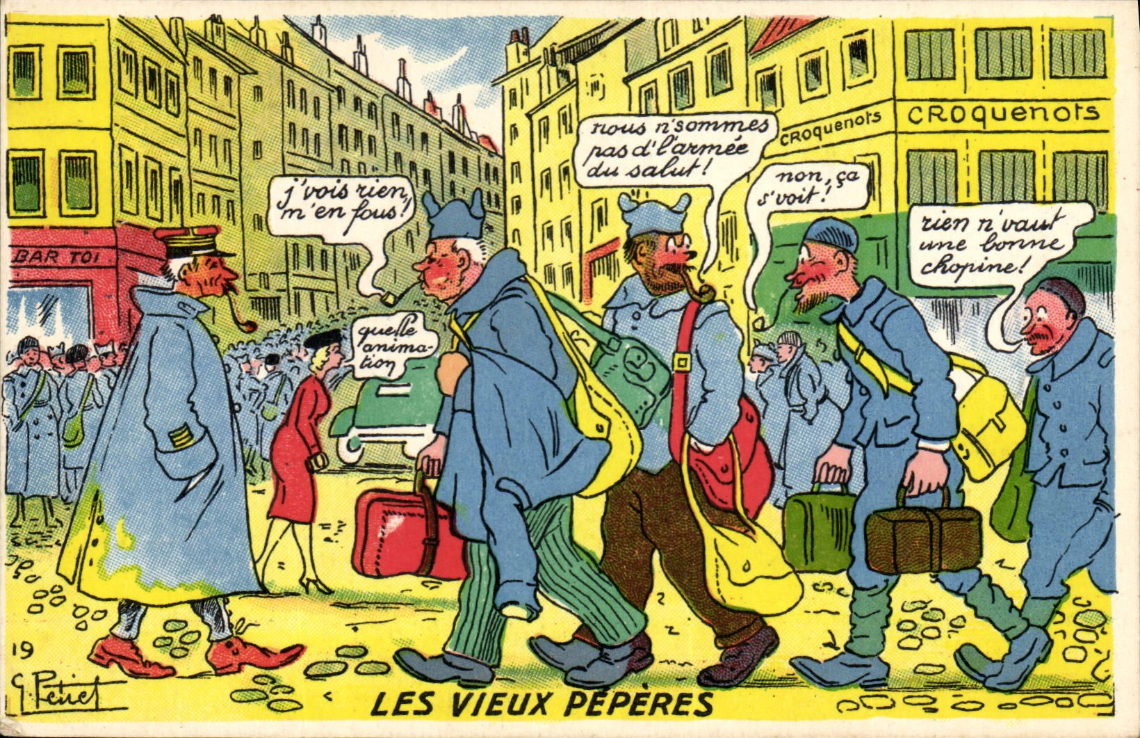 Les Vieux Pépères — G. Peiret — Éditions Gaby, n° 2289