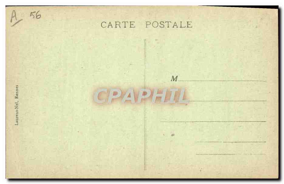 CPA Folklore Environs d4auray Noce bretonne dansant le ridee Mariage  — Rückseite