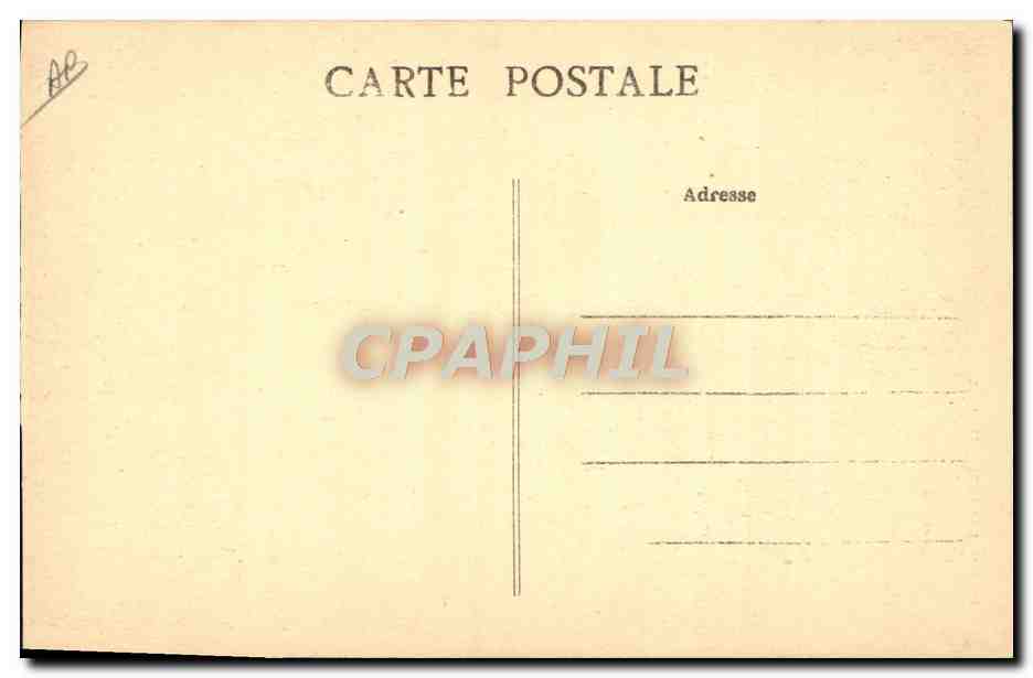 CPA Folklore Le travail de la laine Bretagne Fileuse — Verso