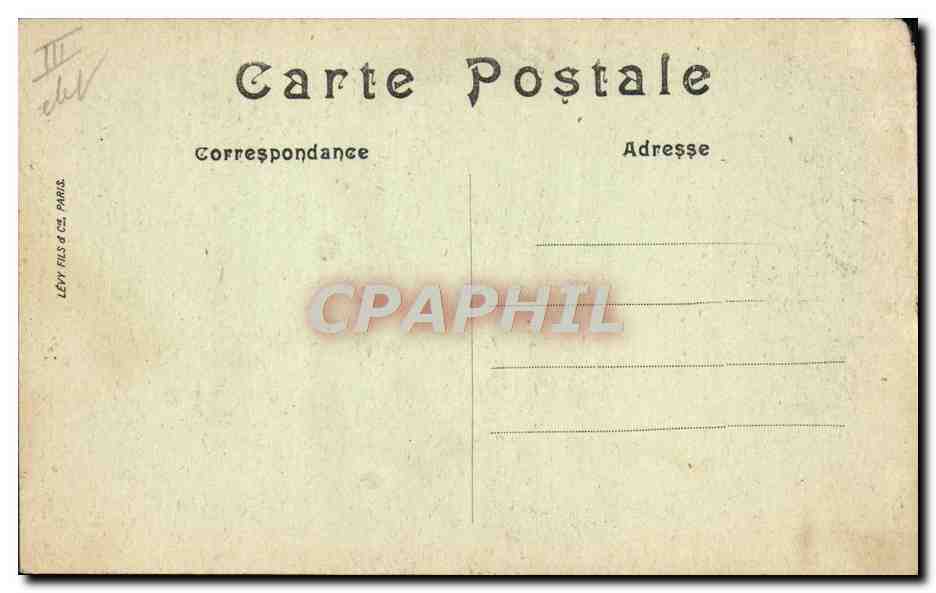 CPA Folklore Bretagne Un galant paludier  — Verso