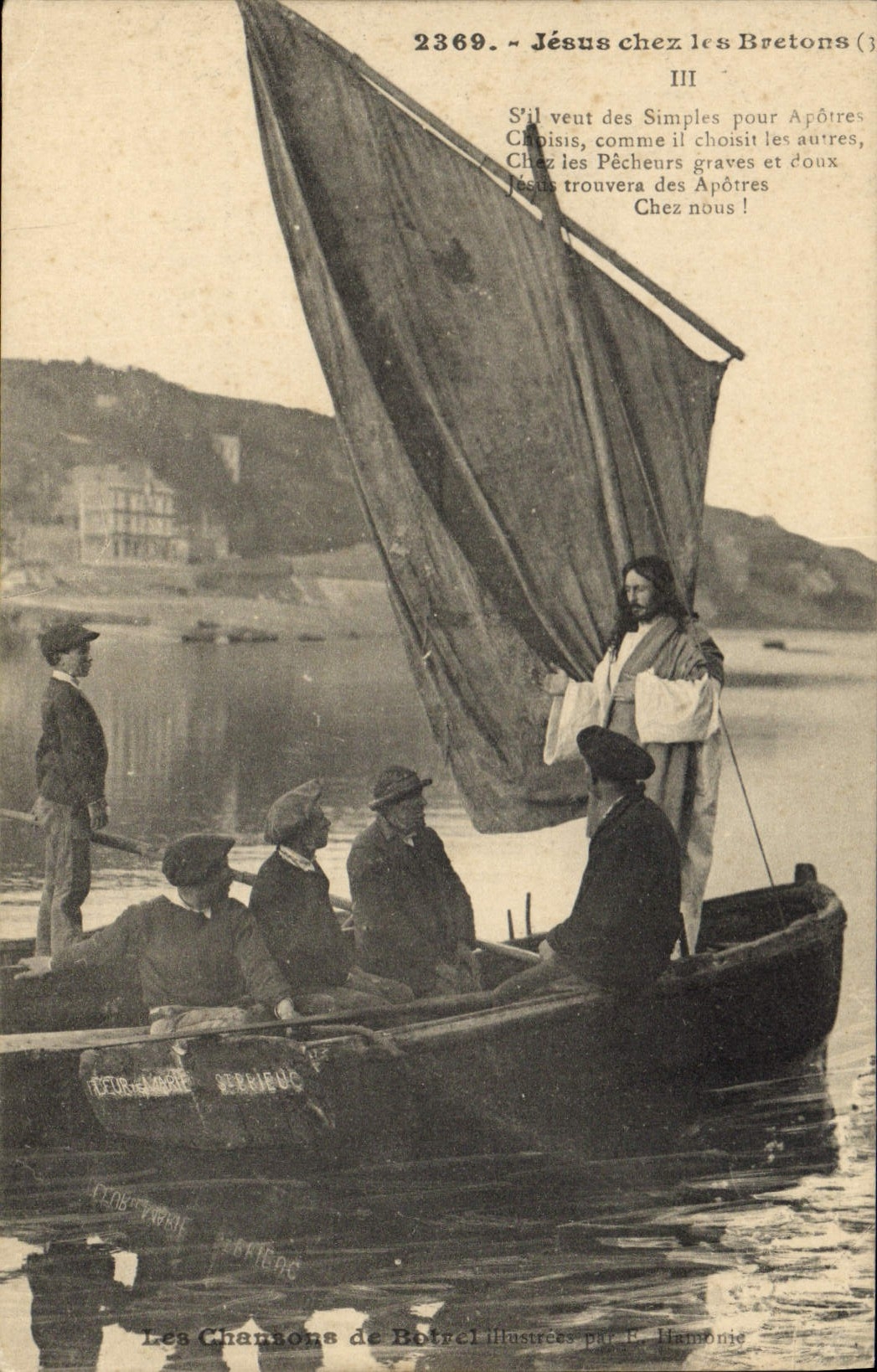 CPA Folklore Jesus chez les Bretons 