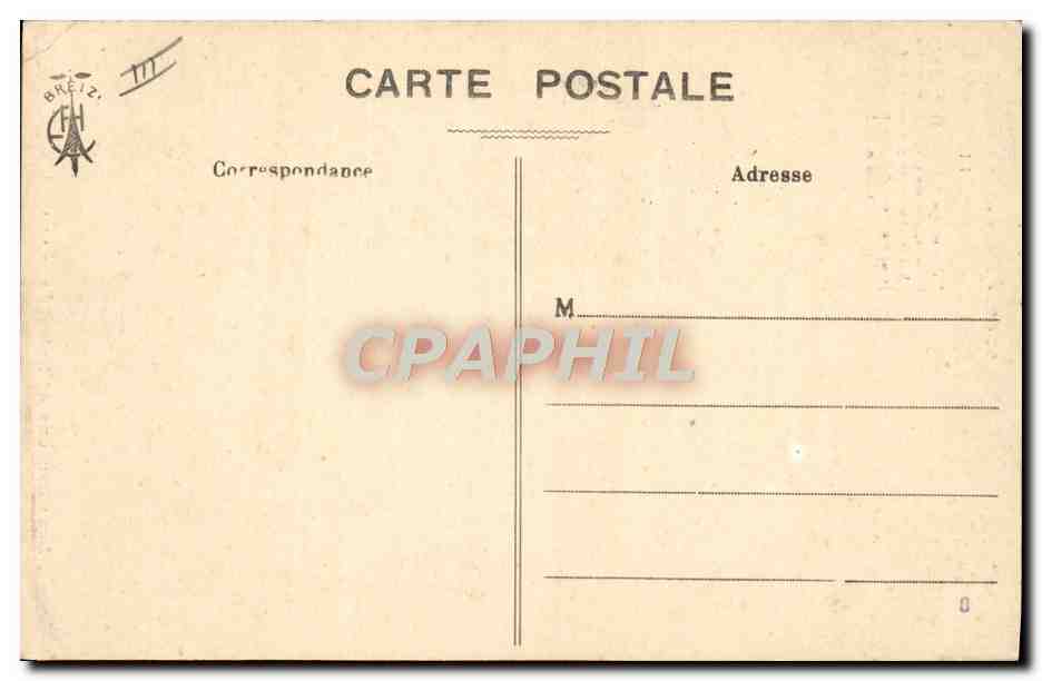CPA Folklore Jesus chez les Bretons  — Verso