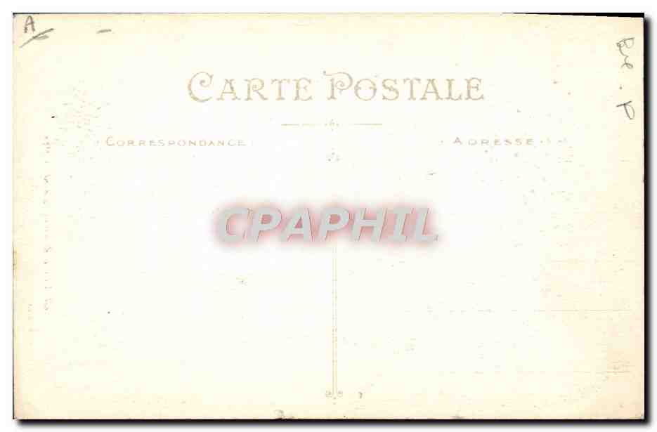 CPA Folklore Vieille bretonne fumant sa pipe — Verso