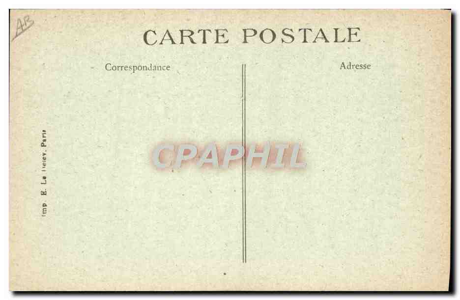 CPA Folklore Pont-Croix Vieillard des environs  — Verso
