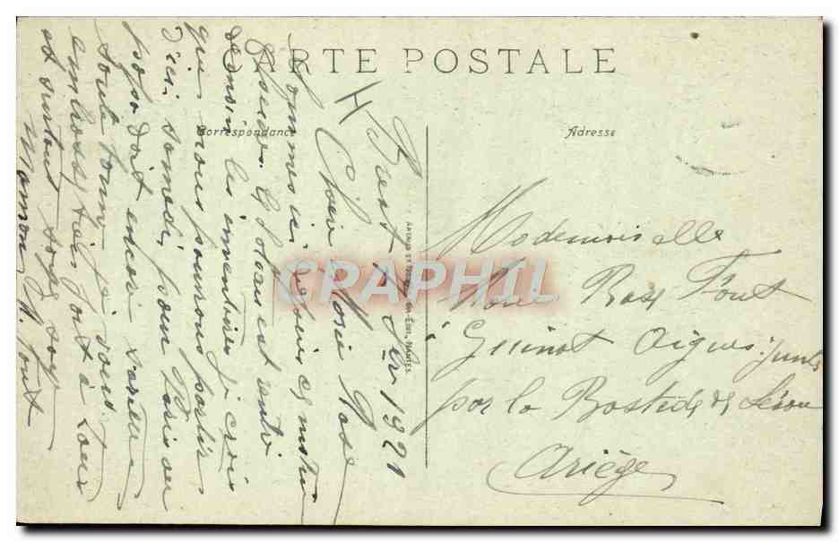 CPA Folklore La jeune Bretagne Enfants — Verso