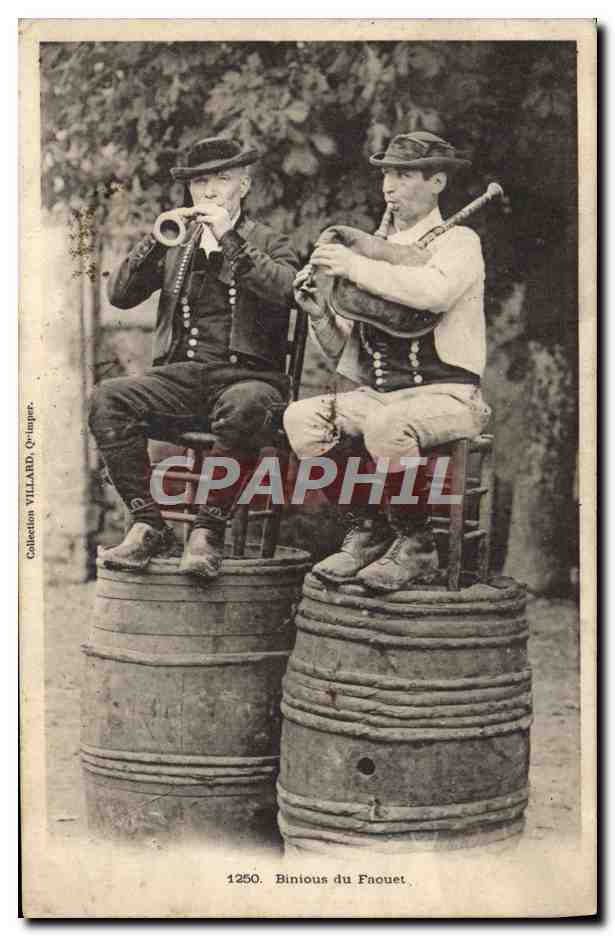 Binious du Faouet — Musiciens traditionnels — Collection VILLARD, n° 1250