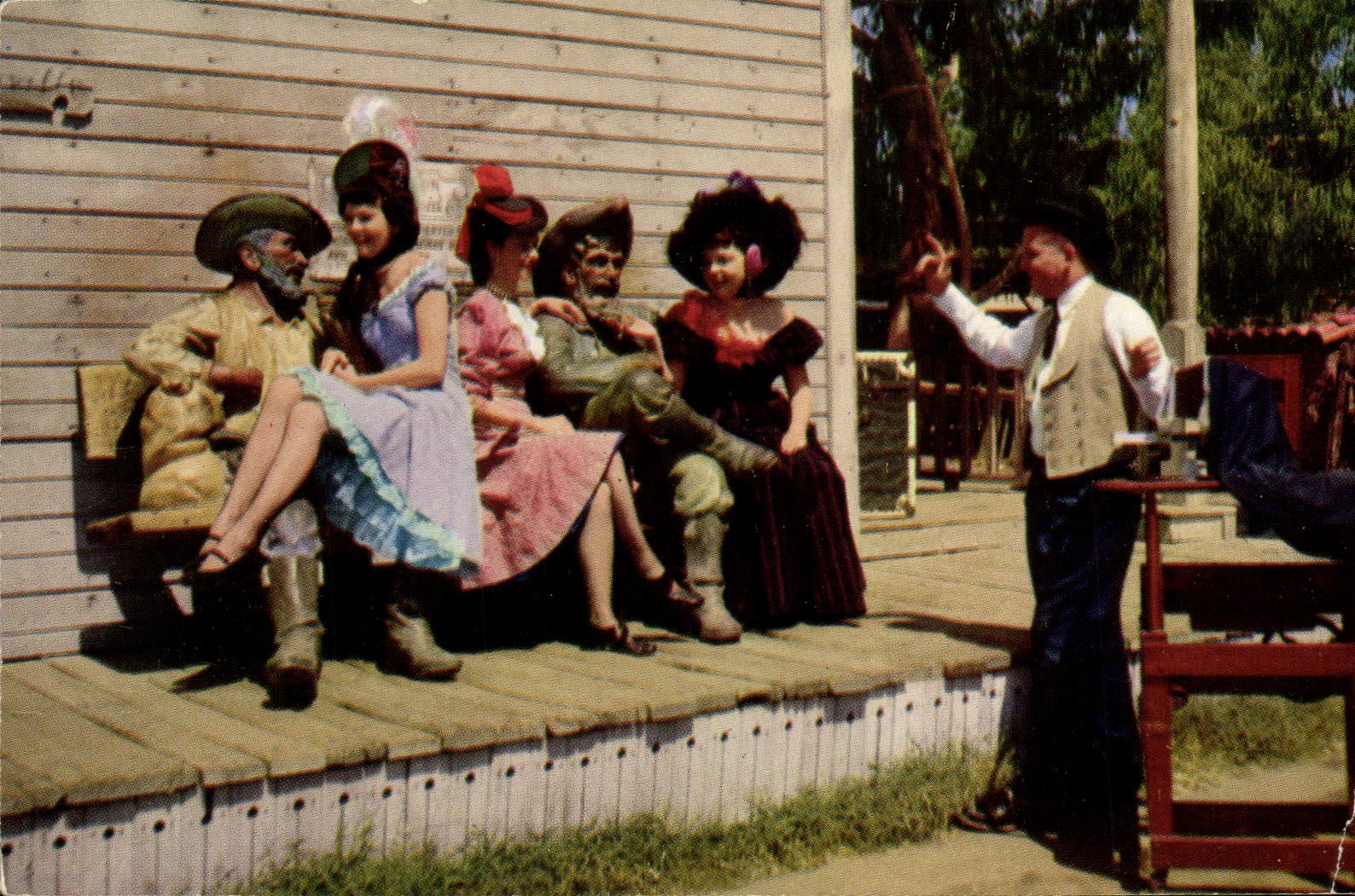 CPM Far West Cow Boy Handsome Brady and Whiskey Bill Knott's Berry Ghost Town Buena Park California