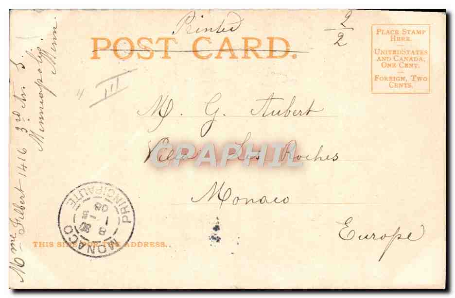 CPA Far West Cow Boy Group Blackfoot indians Indiens — Rückseite