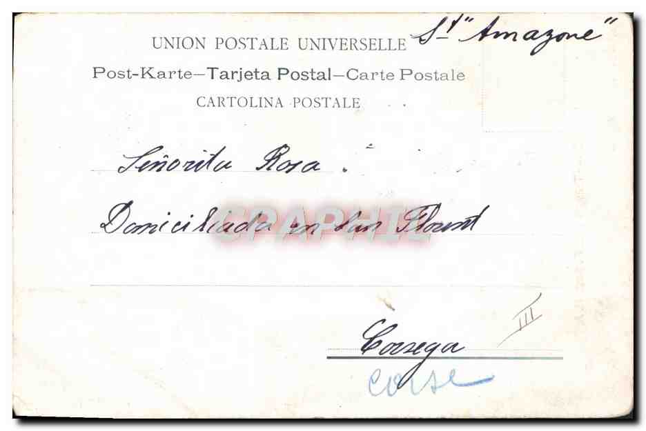 CPA Indian Ona Tierra del Fuego RA Argentine Argentina Terre de Feu — Verso