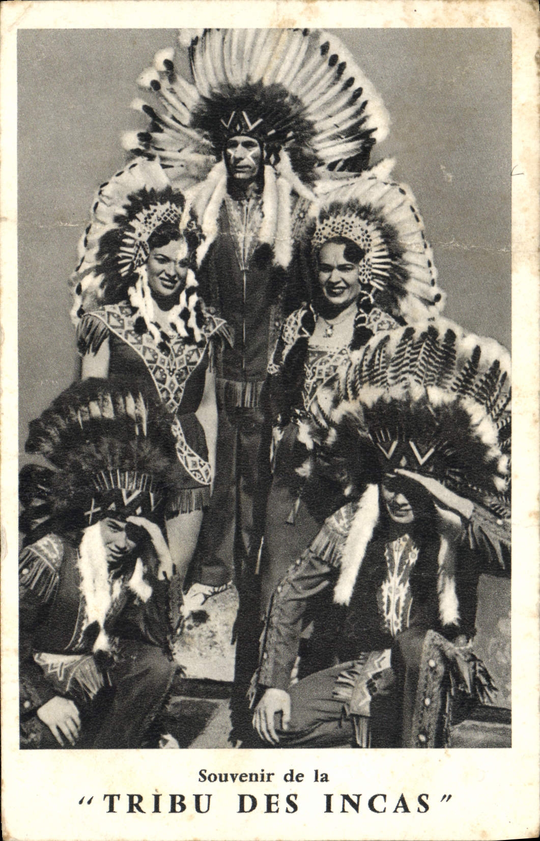 CPA Far West Cow Boy Tribu des Incas 