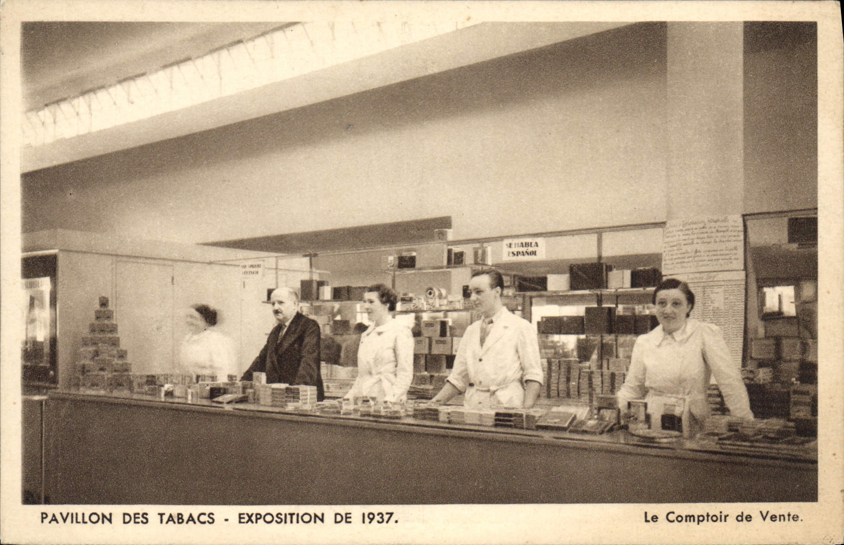 Pavillon des Tabacs - Exposition de 1937 — Le Comptoir de Vente — Reboul & Fils