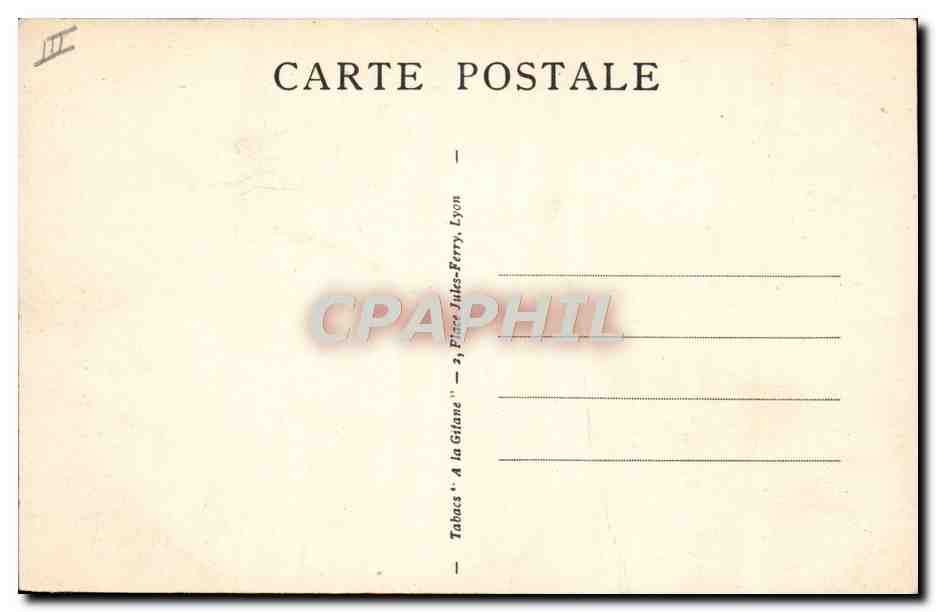 Gare de Lyon-Brotteaux — Bureau de tabacs 'A la Gitane' — Rückseite
