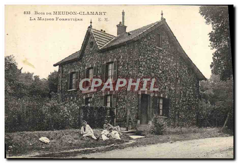 CPA Foret Bois de Meudon Clamart La maison forestiere 