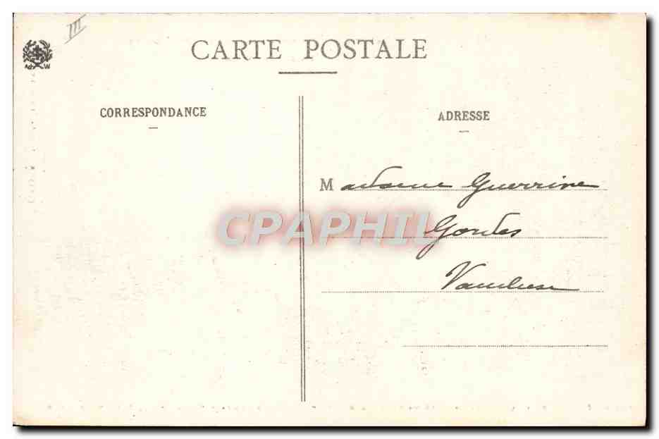 CPA Foret Vosges La Salle Maison forestiere et quantite d'autres maisons incendiees combats 1914 Militaria — Rückseite