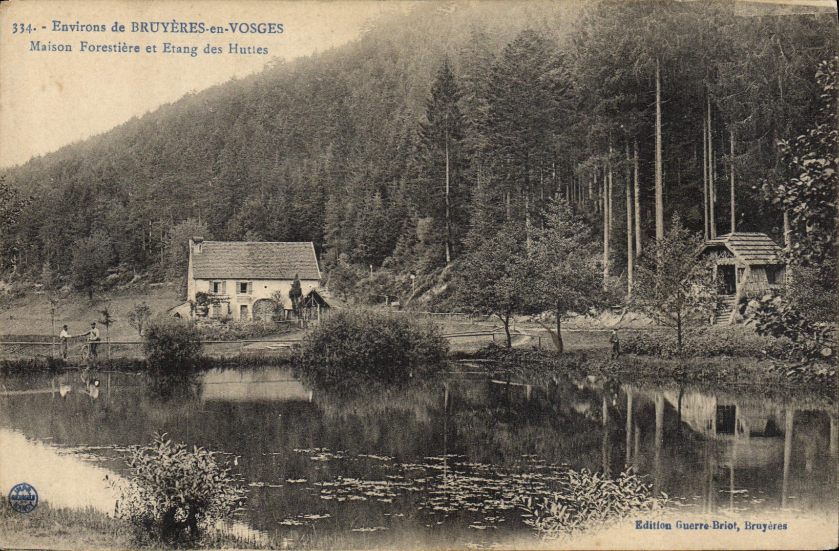 CPA Foret Environs de Bruyeres en Vosges Maison forestiere et etang des Huties
