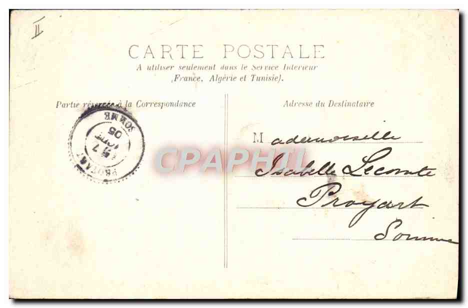 CPA Foret Paris Bois de Meudon La maison forestiere et l'ermitage — Rückseite